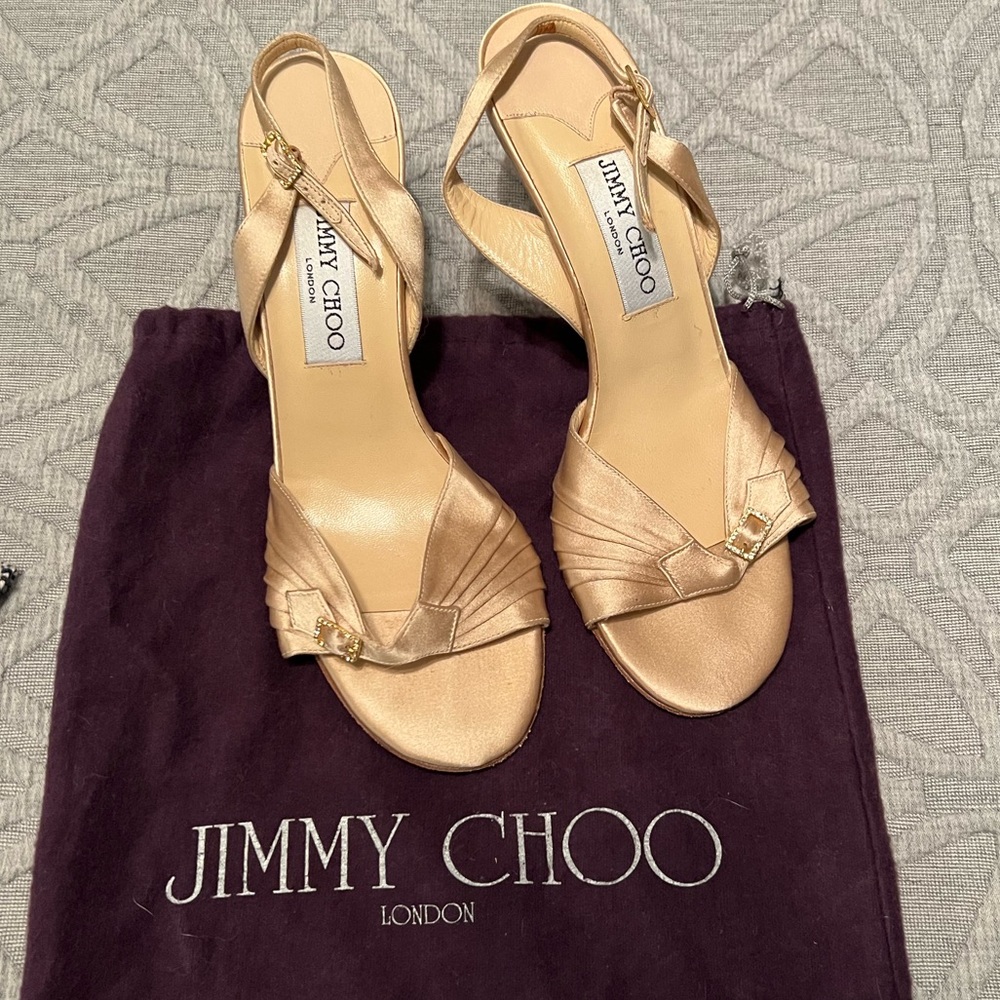 Jimmy Choo Sling Back Heel Shoes